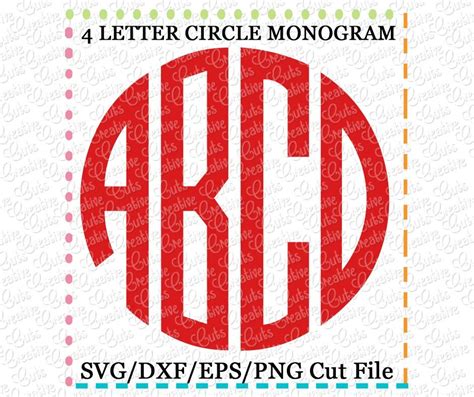 monogram maker 4 letters